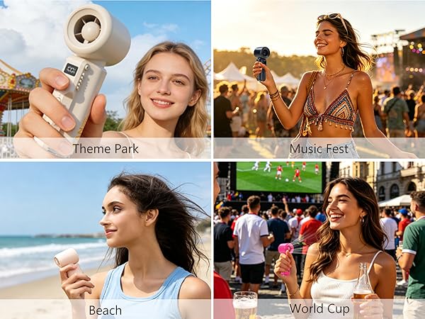 rechargeable handheld fan