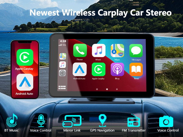 wireless carplay car stereo