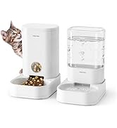 PAWGETHER Gravity Automatic Pet Water Dispenser with 1 Filter for Cats and Small Dogs 1 Gallon/3...