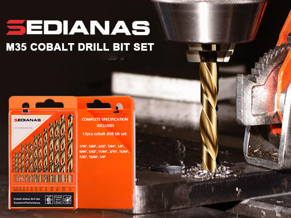 Cobalt Drill Bit Set