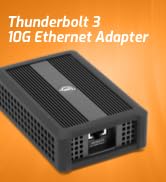 OWC TB3 10G Ethernet Adapter, for high-Speed Network Connections, RJ45 Port Supports 10gb/s...