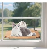 LORESJOY Cat Window Perch, Cat Window Hammock with Strong Suction Cups Force Warning Suction Cup,...