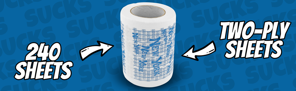 Fairly Odd Novelties New York Sucks Novelty Toilet Paper
