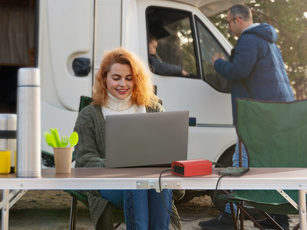 car inverter adapter charger for rv camp