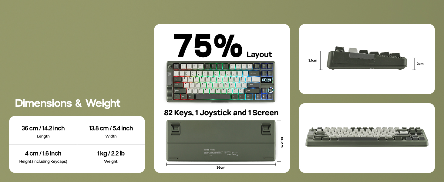 RT85 Wireless Gaming Keyboard