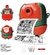 Kid Camera Instant Print,Kids Digital Camera Toys Christmas Birthday Gifts for Girls Age 3-12(Red)