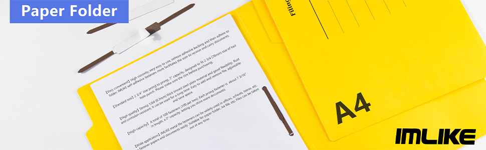 suitable for A4 paper folder