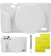 SZHSYJY Case for Canon Powershot G7 X Mark III Digital Camera,Soft Silicone Case for Canon Powers...