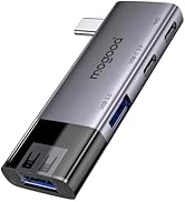 MOGOOD USB 3.0 Hub, Multiport USB Adapter 2 USB3.0 Ports Type C 3.0 PD 100W for MacBook,Laptop