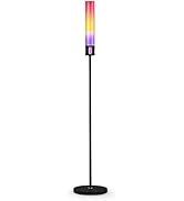 MILENTII RGB+CCT Smart Floor Lamp, 1000LM LED Modern Standing Lamp with App &amp; Voice Control, Musi...