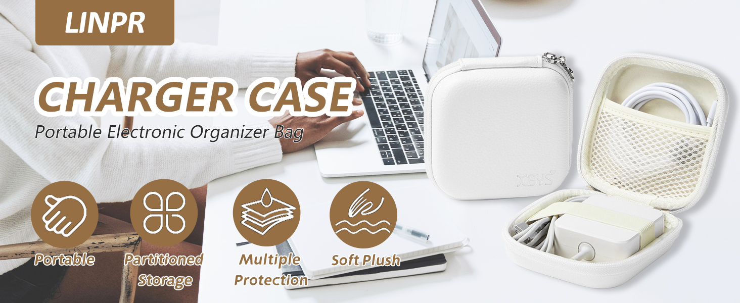 macbook charger case organizer laptop tech pouch bag charger travel traveling portable chargers