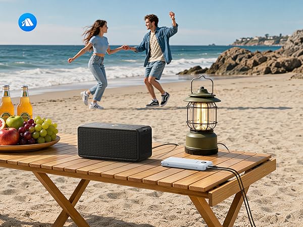 portable charger with built in plug