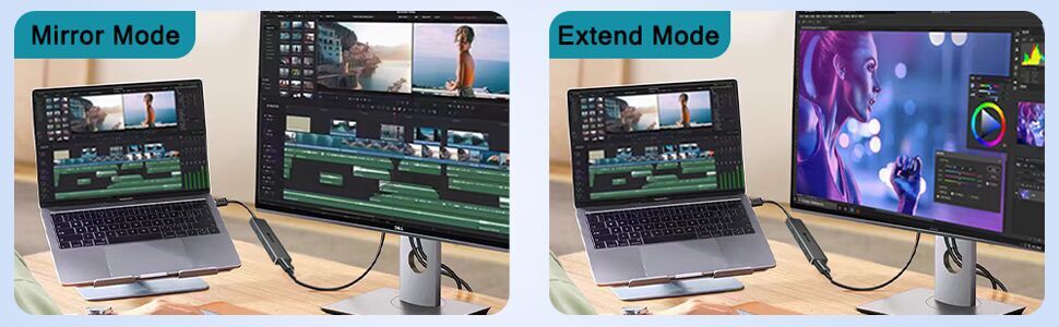 usb 3.0 to hdmi mulitport adapter, 7 in 1 usb 3.0 hub