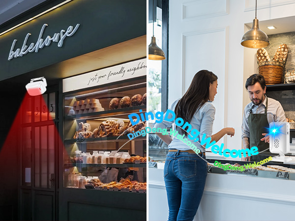 motion sensor doorbell chime alarm