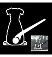 Teybouk Car Window Stickers, Cute Dog Cartoon Rear Windshield Wiper Sticker with Tail Wagging Eff...