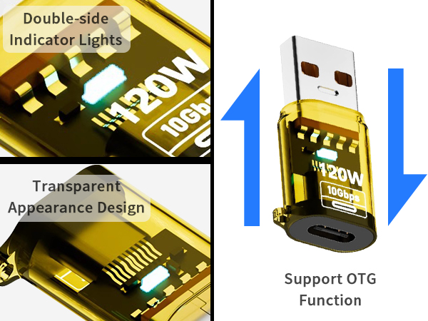 usb c female to usb male adapter