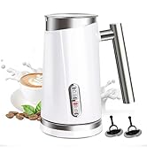 NESSGRAIM Electric Milk Frother, Milk Frother and Steamer, Automatic 4-in-1 Electric Milk Steamer...