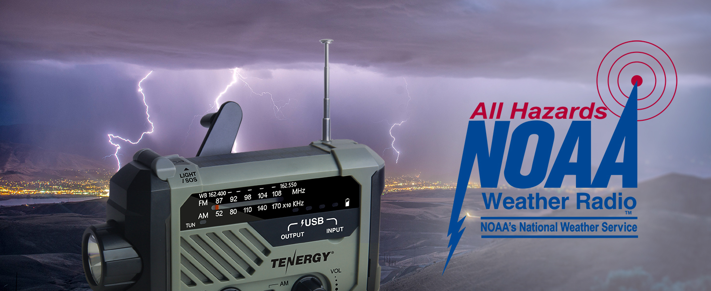 All hazards NOAA weather radio
