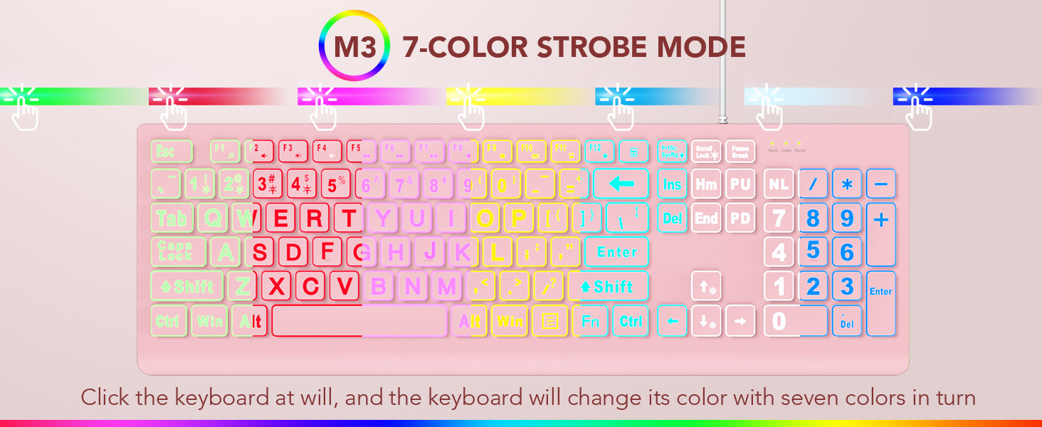 lighted keyboard