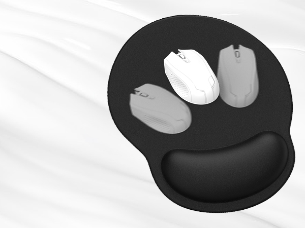 Keyboard wrist rest and mouse pad