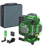 Fanttik D16 APEX Professional Laser Level 4 x 360°, 16 Lines Self-Leveling Cross Line Laser with ...