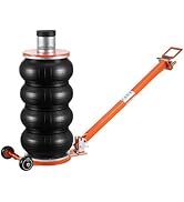 VEVOR Air Jack, 6 Ton/13000 lbs Quadruple Bag Air Jack, Lift up to 26.5", with Heightened Column ...