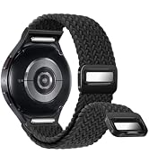 One Click No Gap Braided Bands Compatible with Samsung Galaxy Watch 7 6 4 5 FE Band 40mm 44mm/Gal...