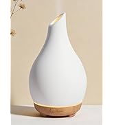 InnoGear Essential Oil Diffuser, 150ml Ceramic Diffuser Handcrafted Stone Aromatherapy Diffusers ...