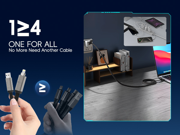4in 1 usb charging cable