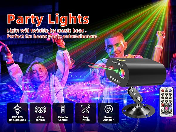 laser lights,party lights;stage lighting;disco ball;karaoke party decorations;strobe light