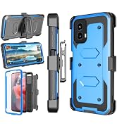 Njjex for Moto G Power 5G 2024 Case, for Motorola G Power 5G 2024 Phone Holster, [Nbeck] Shockpro...