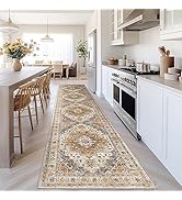Madane Runner Rugs for Hallway 2x10 Long Washable Non-Slip Hallway Runner Rug Low-Pile Stair Kitc...
