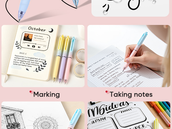Silent Gel Pens