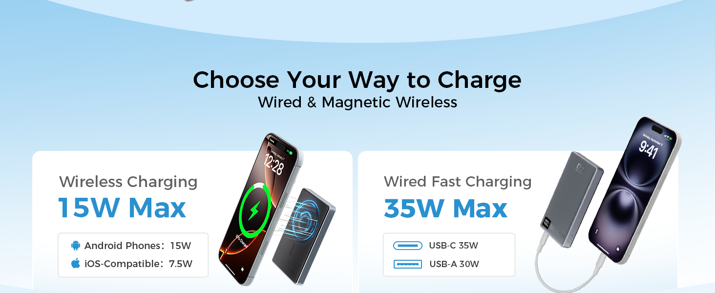 PD 35W Magnetic Wireless Power Bank 10000mAh 09