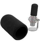 SUNMON Mic Foam Windscreen Compatible with HyperX QuadCast Microphone - Mic Foam Covers Noise Red...