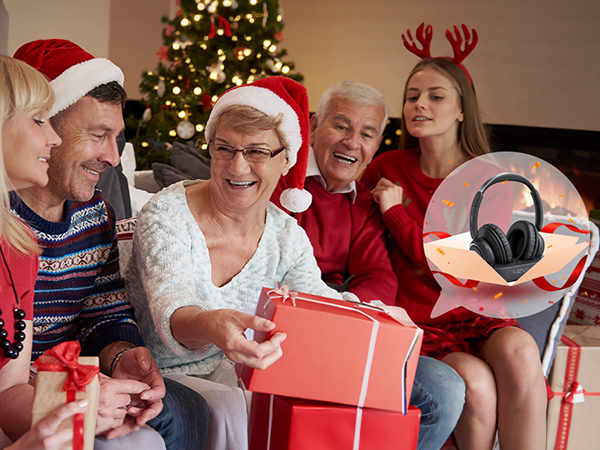 LEVN wireless headphones for TV are perfect as gifts for your family or friends
