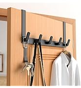 CHAUNCEY HOME Over The Door Hooks Hanger with Extended Arms, Fit 1 3/8" Door, L7U - Bathroom Acce...