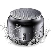 LFS Mini Speakers, IPX5 Waterproof Speakers Portable Wireless Speaker, Mini Speaker with 5W Loud ...