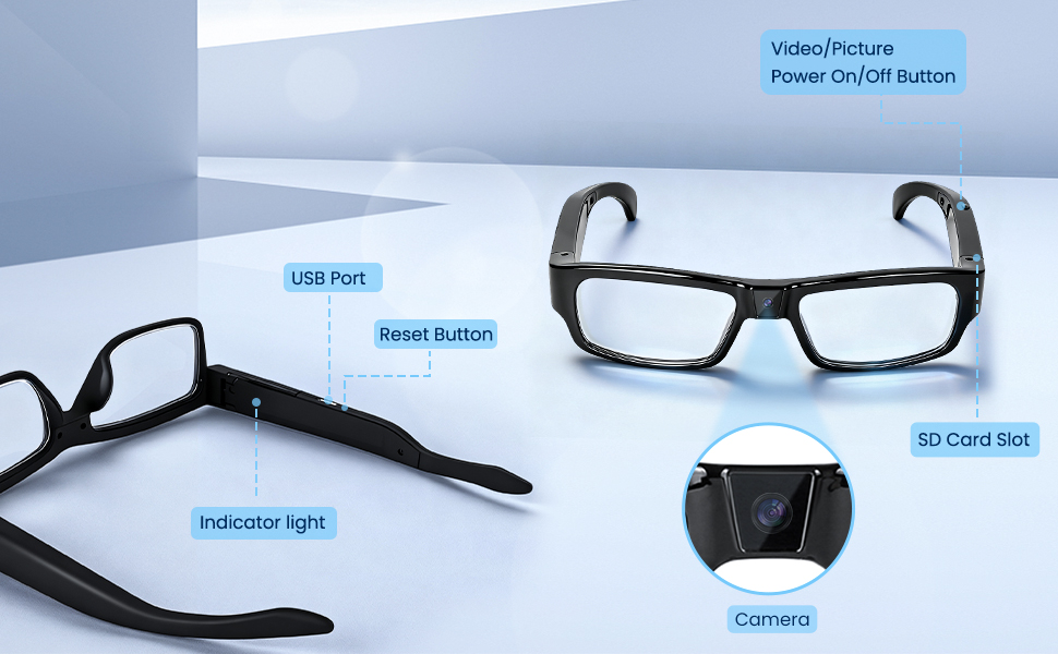 Video Camera Glasses