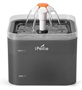 iPettie Neverland Cat Water Fountain with LED Light, 67oz/2.0L, Ultra Quiet Drinking Waterer, Aut...