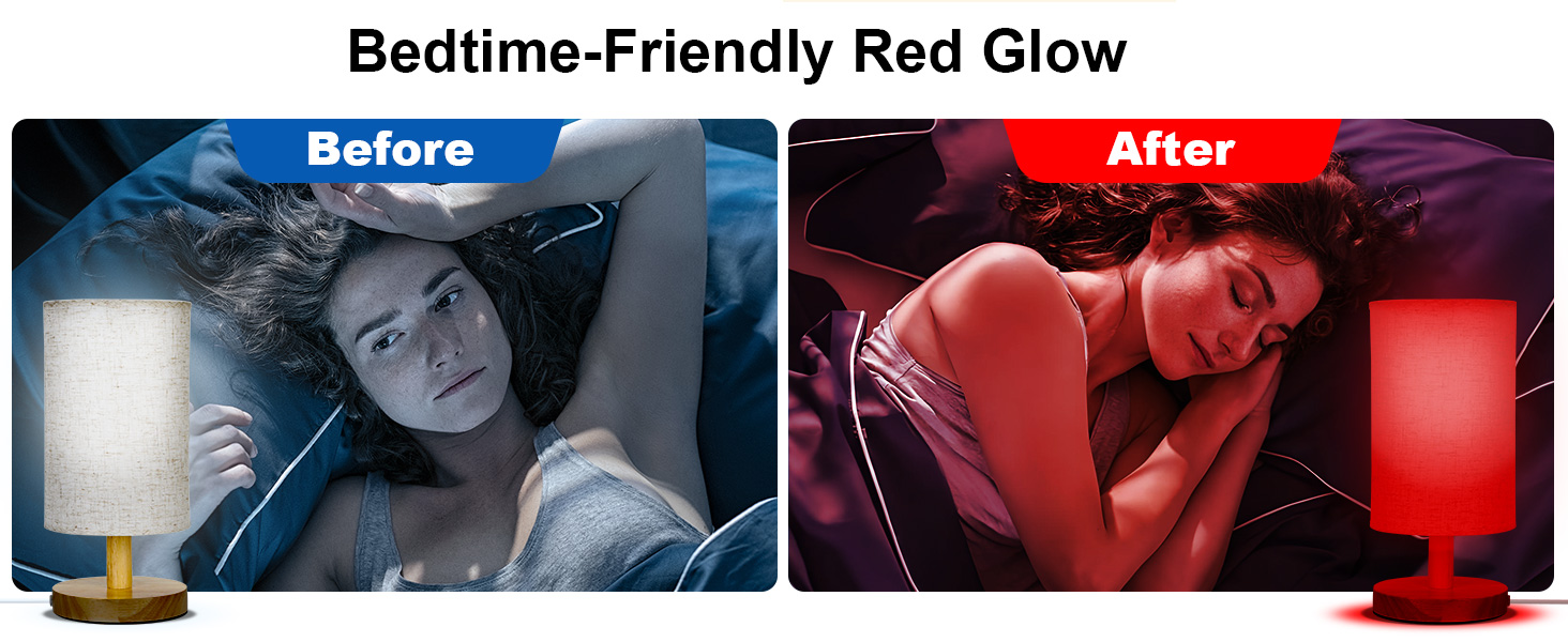 red night light