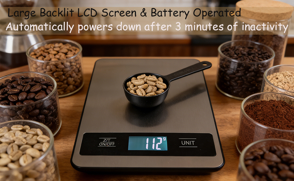 rechargeable kitchen scale measuring good digital small high precison coffee maker lcd display