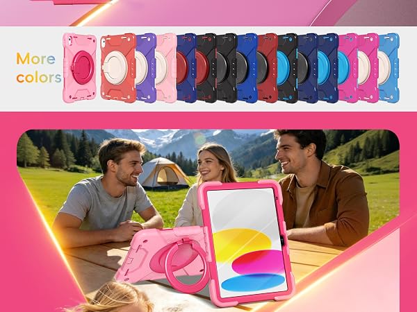 HRFSK Case for iPad (A16) 11th Generation 11 inch 2025/10th Generation 10.9 inch 2022