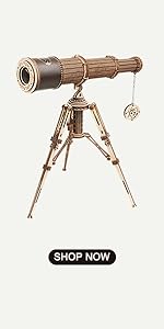 ROKR 3D Wooden Puzzles Model Kit Toy Gift Mechanical Model Brain Teaser for Adults to Build Gift for...