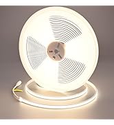 GOMING 24V 32.8ft/10M Neon COB LED Strip Light Natural White 4000K IP67 Waterproof 3120LEDs CRI 9...