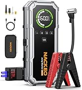 Jump Starter with Air Compressor 7000A 160PSI Portable Car Battery Jump Starter (All Gas/10L Dies...