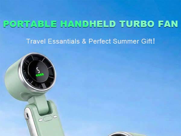 portable handheld turbo fan