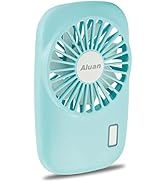 Aluan Handheld Mini Fan Powerful Small Personal Portable Speed Adjustable USB Rechargeable Eyelas...