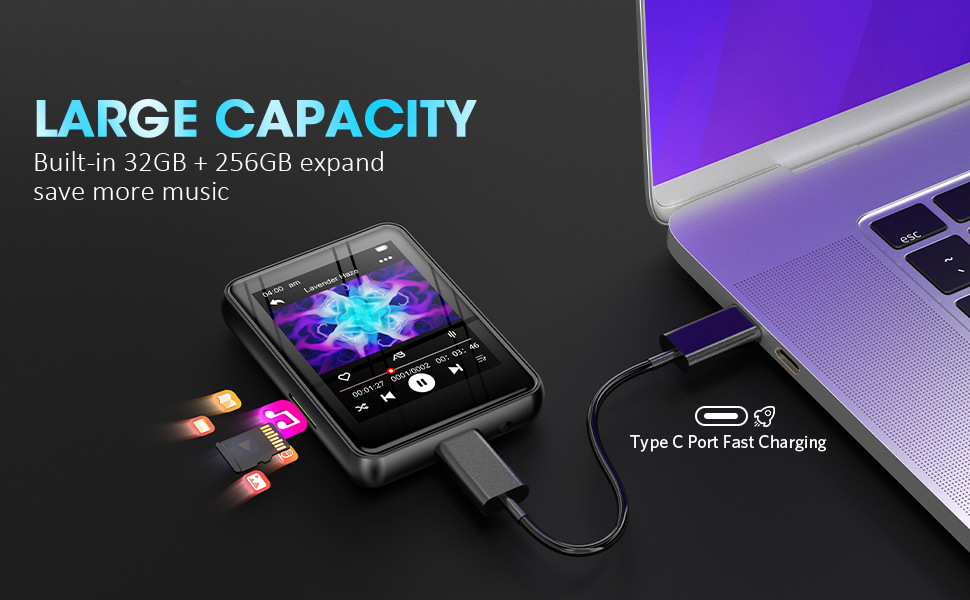 32GB pulseplay music player