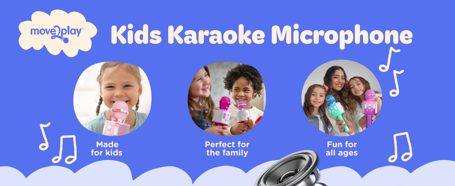 Kid Star Karaoke Blue Microphone